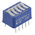 TE Connectivity 5 Way Through Hole DIP Switch SPST, Rocker Actuator