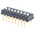 TE Connectivity 8 Way Through Hole DIP Switch SPST, Extended Slide Actuator