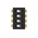 TE Connectivity 4 Way Through Hole DIP & SIP Switch SPDT, Flush Actuator