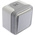 Legrand Grey Outdoor Light Switch, 2 Way, Plexo