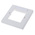 Molex Premise Networks White 1 Gang Light Switch Cover