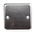 MK Electric 1 Gang Stainless Steel Blanking Plate