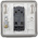 MK Electric White Rocker Light Switch, 2 Way, 1 Gang, K4671