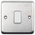 MK Electric White Rocker Light Switch, 2 Way, 1 Gang, K4671