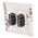 MK Electric White Rocker Light Switch, 2 Way, 2 Gang, Logic Plus