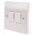 MK Electric White Rocker Light Switch, 2 Way, 2 Gang, Logic Plus