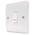 MK Electric White Retractive Light Switch, 2 Way, 1 Gang, Logic Plus