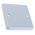 MK Electric Silver 1 Gang Blanking Plate