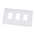 MK Electric White 3 Gang Light Switch Cover
