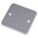 RS PRO Grey 1 Gang Blanking Plate