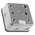 RS PRO Grey Metal Clad Switch, 1 Way, 1 Gang