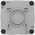 BG Electrical Grey Outdoor Light Switch, 2 Way, 2 Gang, Storm