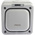MK Electric Grey Outdoor Light Switch, 2 Way, 1 Gang, Masterseal