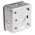 RS PRO Grey Metal Clad Switch, 2 Way, 2 Gang