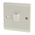 RS PRO White Rocker Light Switch, 1 Way, 1 Gang