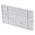 RS PRO White 2 Gang Blanking Plate