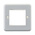 MK Electric Grey 1 Gang Light Switch Cover