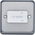 MK Electric Silver Albany Plus Fan Isolator Switch
