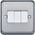 MK Electric Rocker Light Switch, 2 Way, 3 Gang, Albany Plus