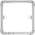 Schneider Electric White 1 Gang Light Switch Cover