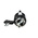 Schneider Electric Harmony XB4 2-position Key Switch Head, Latching, 22mm Cutout