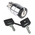 Schneider Electric Harmony XB4 2-position Key Switch Head, Latching, 22mm Cutout