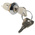 Key Switch, SPDT, 1 A @ 24V ac dc / 115V ac 2-Way Random-Key