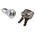 Key Switch, SPST, 500 mA @ 24 V 2-Way Common, Flat-Key
