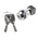 Key Switch, DPDT, 4 A @ 250 V ac 1-Way Flat-Key