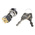 Key Switch, DPDT, 4 A @ 250 V ac 2-Way Flat-Key
