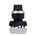 RS PRO 3 Position Selector Switch Head, 22mm Cutout, Black Handle