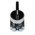 RS PRO 2 Position Selector Switch Head, 22mm Cutout, Black Handle