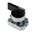 RS PRO 3 Position Selector Switch Head, 22mm Cutout, Black Handle