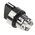 Schneider Electric Harmony XB4 Series 2 Position Selector Switch Head, 22mm Cutout, Black Handle