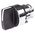 Schneider Electric Harmony XB4 Series 3 Position Selector Switch Head, 22mm Cutout, Black Handle