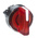 Schneider Electric Harmony XB4 Series 2 Position Selector Switch Head, 22mm Cutout, Red Handle