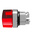 Schneider Electric Harmony XB4 Series 2 Position Selector Switch Head, 22mm Cutout, Red Handle