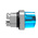 Schneider Electric Harmony XB4 Series 2 Position Selector Switch Head, 22mm Cutout, Blue Handle