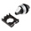 Eaton RMQ Titan Series 3 Position Selector Switch Head, 22mm Cutout, Black Handle
