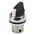 Allen Bradley 800F Series 3 Position Selector Switch Head, 22mm Cutout, Black Handle