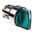 Schneider Electric Harmony XB4 Series 3 Position Selector Switch Head, 22mm Cutout, Green Handle