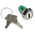 Key Switch, DPDT, 1 A @ 24 V dc 2-Way Common-Key