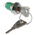 Key Switch, DPDT, 1 A @ 24 V dc 2-Way Common-Key