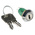 Key Switch, DPDT, 1 A @ 24 V dc 2-Way Random-Key