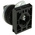 BACO BACO Series 3 Position Selector Switch Head, 22mm Cutout, Black Handle