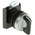 BACO BACO Series 3 Position Selector Switch Head, 22mm Cutout, Black Handle
