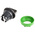 Schneider Electric Harmony XB5 Series 3 Position Selector Switch Head, 30mm Cutout, Black Handle