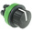 Schneider Electric Harmony XB5 Series 2 Position Selector Switch Head, 30mm Cutout, Black Handle