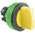 Schneider Electric Harmony XB5 Series 3 Position Selector Switch Head, 30mm Cutout, Yellow Handle