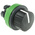 Schneider Electric Harmony XB5 Series 3 Position Selector Switch Head, 30mm Cutout, Black Handle